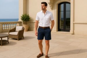 استفاده از شلوارک در استایل تابستانی مردانه