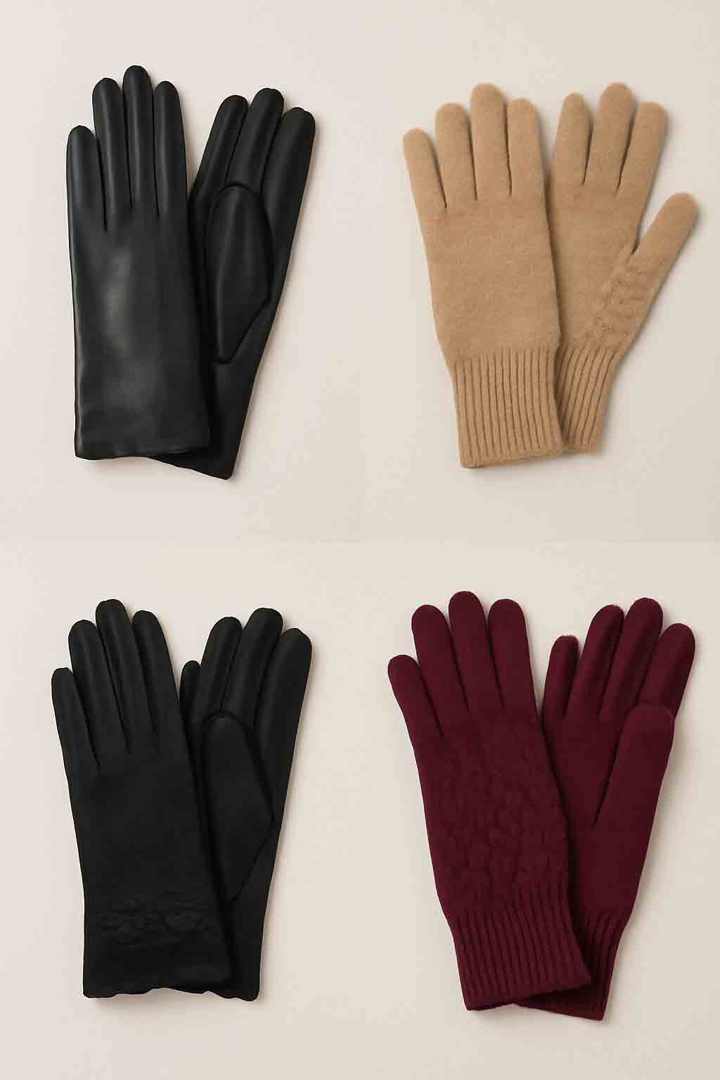 انواع مدل‌های دستکش زنانه 