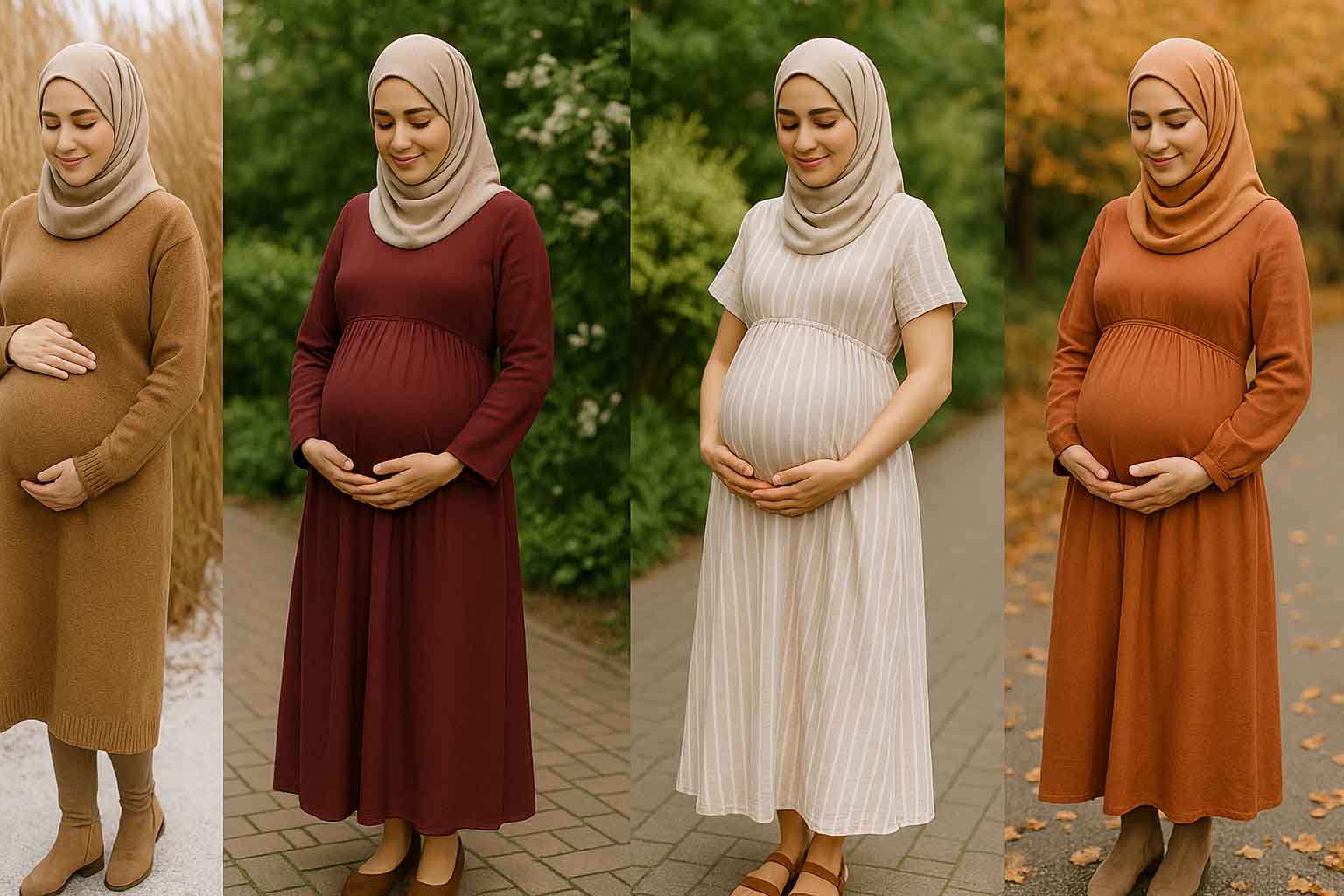 لباس‌های بارداری  مناسب هر فصل انتخاب کنید