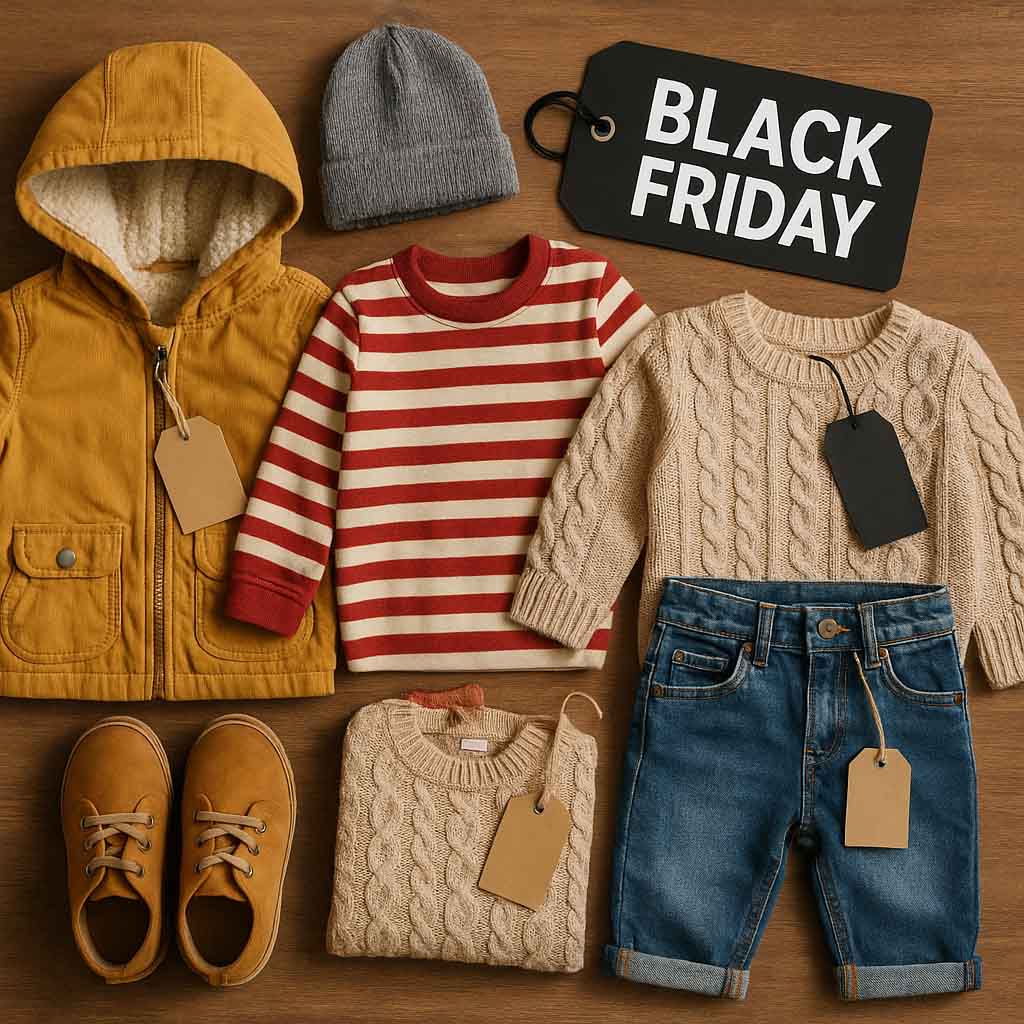لیست برتر لباس‌های کودکانه با تخفیف بلک فرایدی – ویژه والدین خوش‌سلیقه