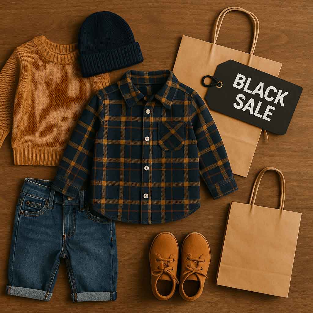 خرید لباس کودکانه در بلک فرایدی