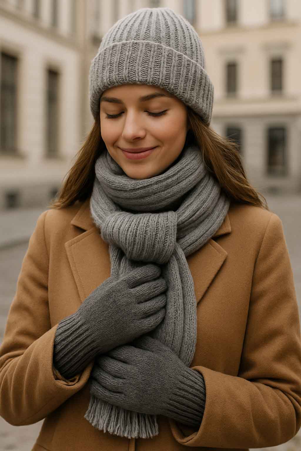 چگونه شال، کلاه و دستکش را با هم ست کنیم؟