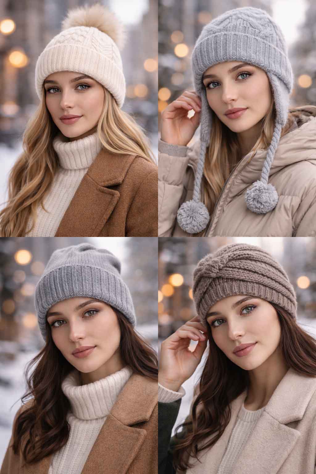 کلاه‌های بافتنی فانتزی و خاص