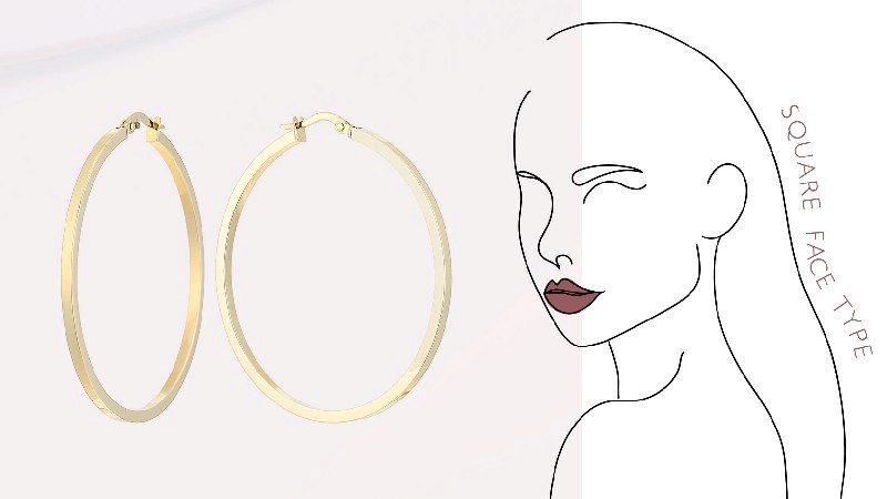 گوشواره مناسب صورت بیضی