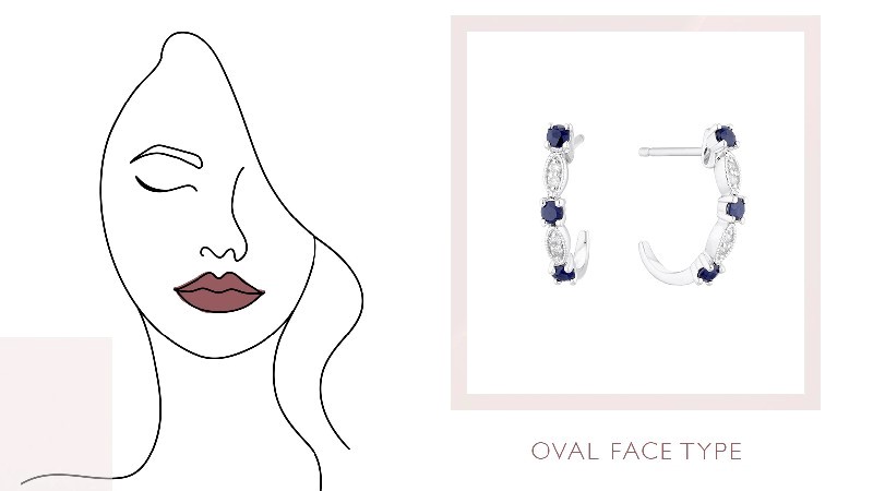 گوشواره مناسب صورت قلبی