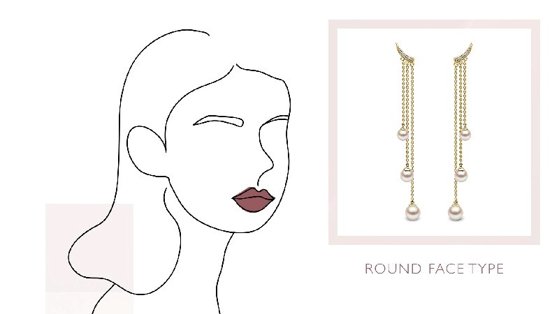 گوشواره مناسب صورت مربعی